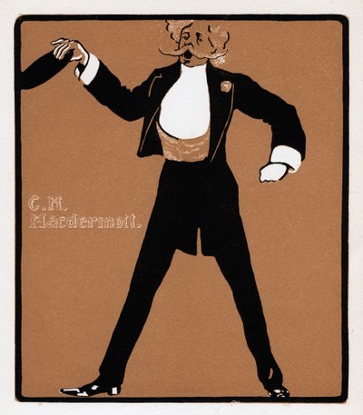 CH MacDermott 1845-1901, estrela do music hall, final do século XIX de Unbekannt