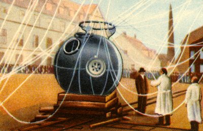 Cabine do balão de pesquisa de altitude de Piccards, 1931, 1932. de Unbekannt