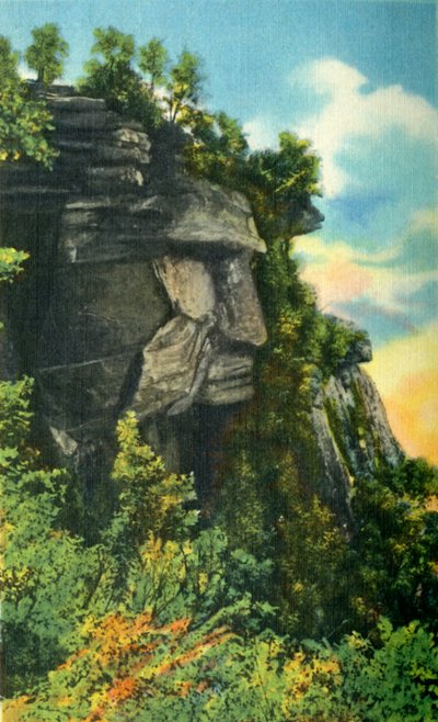 Caesars Head, Altitude 3.227 pés, ponto mais alto da Carolina do Sul, 1942. de Unbekannt