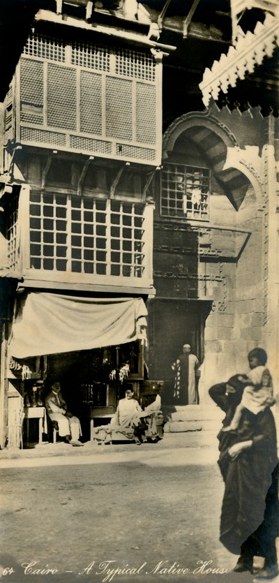 Cairo - uma casa nativa típica, c1918-c1939. de Unbekannt