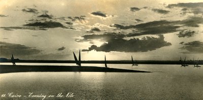 Cairo - Noite no Nilo, c1918-c1939. de Unbekannt
