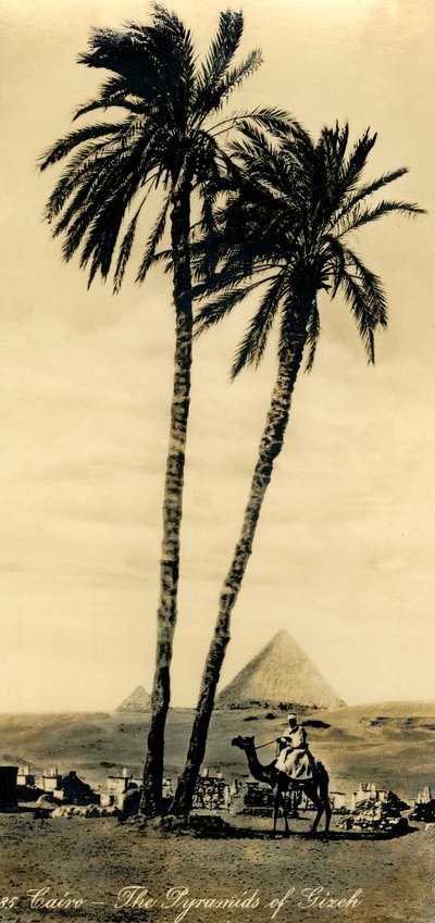 Cairo - As pirâmides de Girzeh, c1918-c1939. de Unbekannt