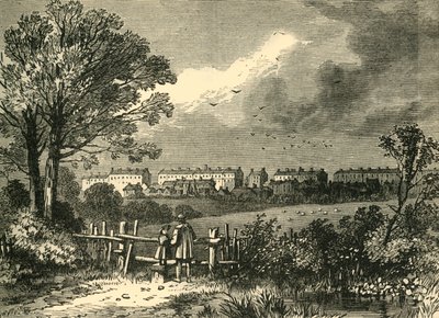 Camden Town, da Hampstead Road, Marylebone, 1780, c1876. de Unbekannt