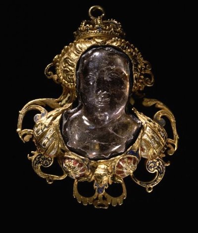 Camafeu com busto de Diane de Poitiers 1499-1566, século XVI de Unbekannt