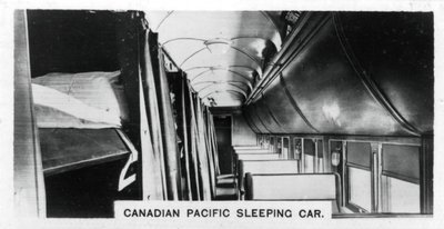 Carro de dormir do Pacífico canadense, Canadá, c1920s de Unbekannt
