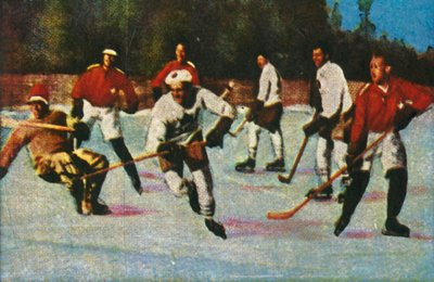 Equipe canadense de hóquei no gelo, 1928. de Unbekannt