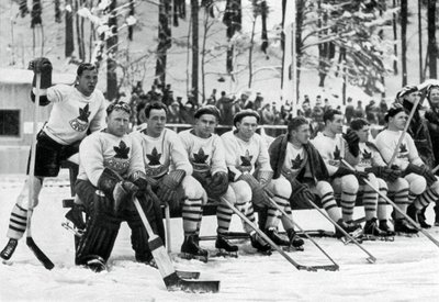 Equipe canadense de hóquei no gelo, Jogos Olímpicos de Inverno, Garmisch-Partenkirchen, Alemanha, 1936 de Unbekannt