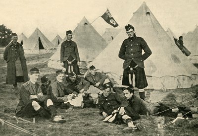 Soldados canadenses, Primeira Guerra Mundial, 1914, c1920. de Unbekannt
