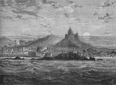 Castelo da costa do cabo, c1880 de Unbekannt