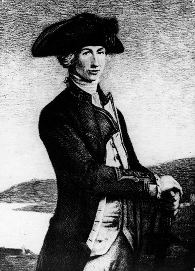 Capitão Horatio Nelson, 1777-1781, século XIX de Unbekannt