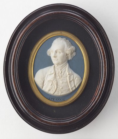 Medalhão de retrato do capitão James Cook Wedgwood, ca 1776 de Unbekannt