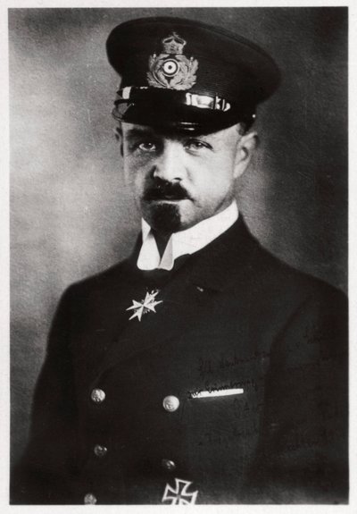 Capitão Peter Strasser, comandante da frota de dirigíveis alemães, Primeira Guerra Mundial, 1916-1918 1933 de Unbekannt