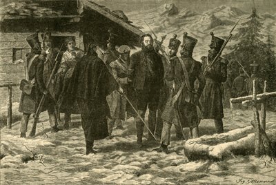 Captação de Andrew Hofer 1810, 1890. de Unbekannt