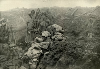 Trincheiras alemãs capturadas em Les Eparges, 1919. de Unbekannt