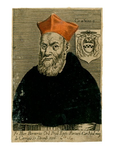 Cardeal Girolamo Bernerio, padre italiano, século XVI de Unbekannt