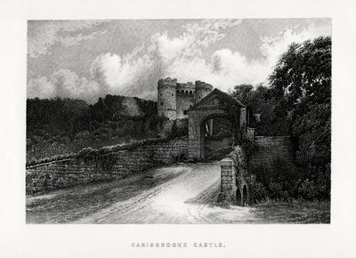 Castelo de Carisbrooke, Newport, Ilha de Wight, 1896 de Unbekannt