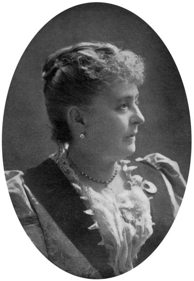 Caroline Lavinia Scott Harrison, esposa do Presidente Benjamin Harrison, final do século XIX, 1908 de Unbekannt