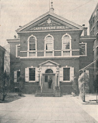 Carpenters Hall, Filadélfia, 1904 de Unbekannt