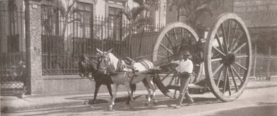 Transporte de mercadorias pesadas sob e não acima do eixo, 1914 de Unbekannt