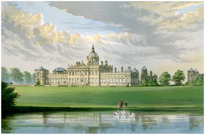 Castelo Howard, Yorkshire, casa do conde de Carlisle, c1880 de Unbekannt