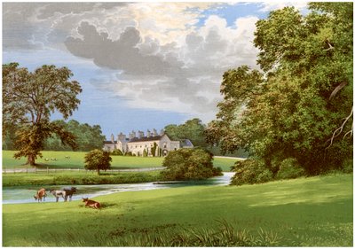 Castelo MacGarrett, Condado de Mayo, Irlanda, casa de Lord Oranmore, c1880 de Unbekannt