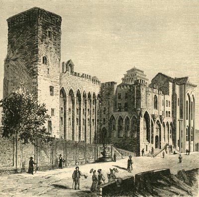 Castelo dos Papas, Avignon, 1890. de Unbekannt