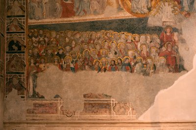 Catedral de Santa Maria. O claustro. A capela (San Blas). Pinturas murais. de Unbekannt