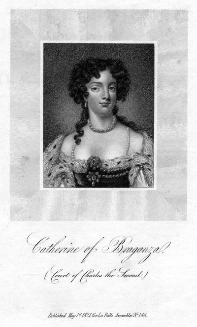 Catarina de Bragança, rainha consorte do rei Carlos II da Inglaterra, 1821 de Unbekannt