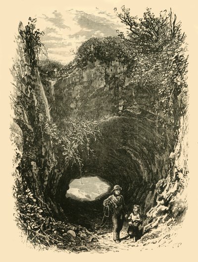 Caverna na baía de Pegwell, 1898. de Unbekannt