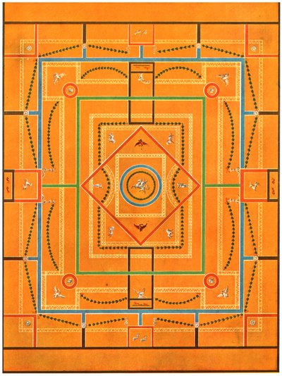 Decoração de teto, Pompéia, Itália, 1928. de Unbekannt