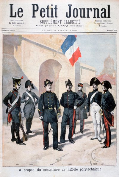 Centenário da Escola Politécnica, Paris, 1894 de Unbekannt