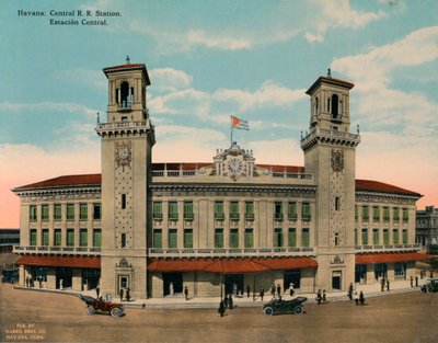 Estação Ferroviária Central, Havana, Cuba, c1920 de Unbekannt