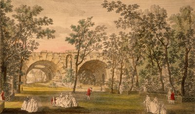 Centre Crosswalk, Vauxhall Gardens, Londres, c1751 de Unbekannt