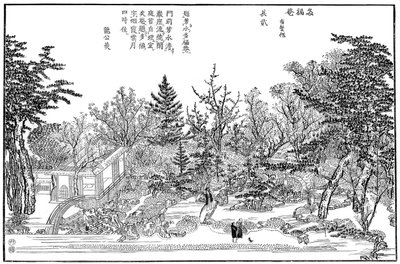 Cha-na-yu, Jardim em Kioto, 1886 de Unbekannt