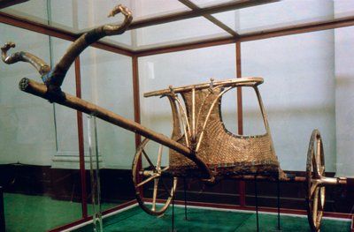 Carruagem da tumba de Tutankhamon, século 14 aC de Unbekannt