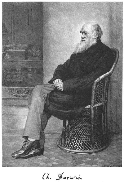 Charles Darwin, naturalista inglês, 1883 de Unbekannt