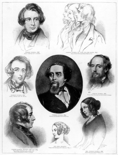 Charles Dickens 1812-1870, romancista inglês, 1892 de Unbekannt