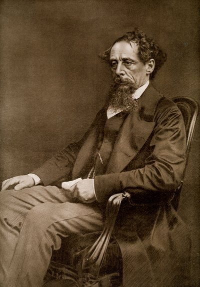 Charles Dickens, autor inglês do século XIX, 1910 de Unbekannt