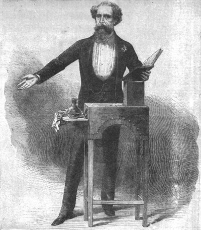 Charles Dickenss leu pela última vez em St. Jamess Hall, 15 de março de 1870, 1901. de Unbekannt