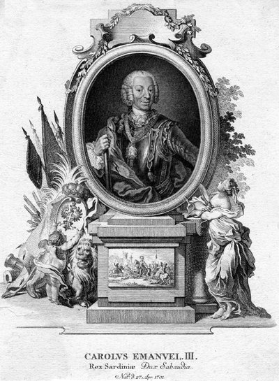 Carlos Emmanuel III da Sardenha, Duque de Sabóia e rei da Sardenha, 1701-1773 de Unbekannt
