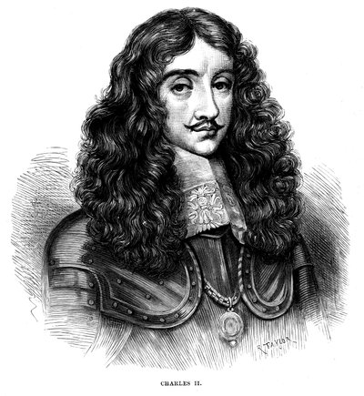 Carlos II, rei da Grã-Bretanha e Irlanda 1660-1685, c1880 de Unbekannt