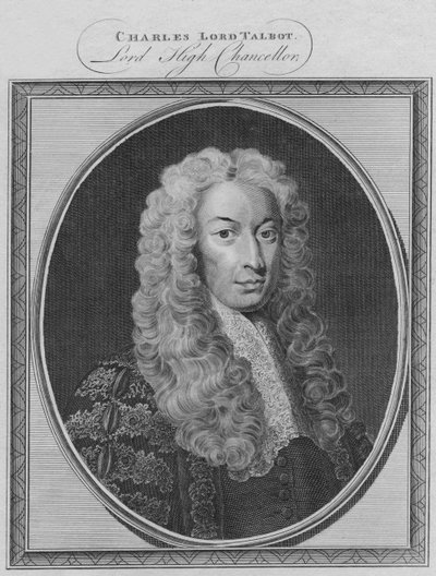 Charles Lord Talbot, Lorde Alto Chanceler, 1786. de Unbekannt