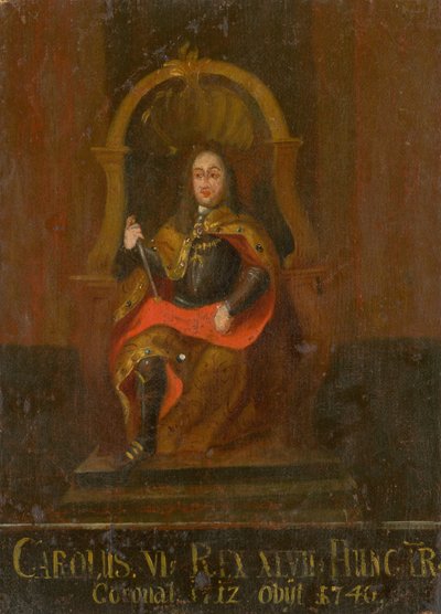 Carlos VI 1685-1740, rei da Hungria e Croácia, primeira metade do século XVIII. de Unbekannt