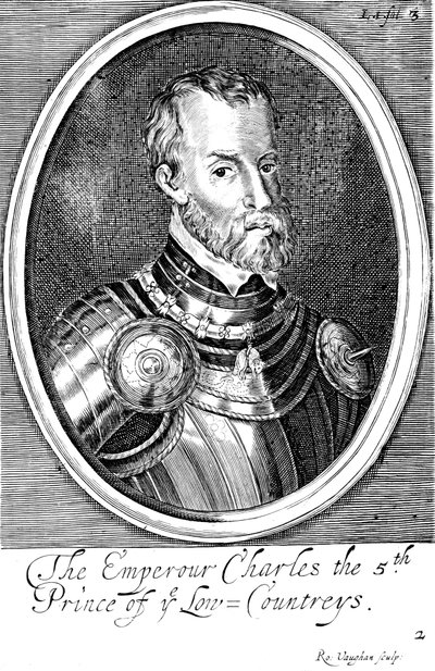 Carlos V, rei da Espanha e Sacro Imperador Romano de 1519, século XVII de Unbekannt