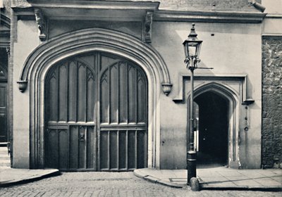 Charterhouse. Exterior do portão de entrada, 1925 de Unbekannt