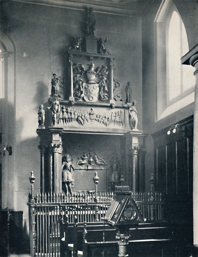 Charterhouse. Monumento de Thomas Suttons na capela, 1925 de Unbekannt