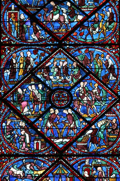 Catedral de Chartres : vitral Chartres France de Unbekannt