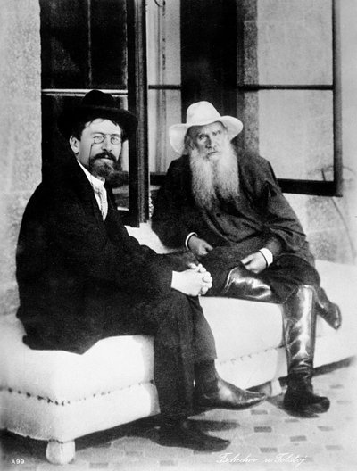 Chekhov e Tolstoi, final do século XIX de Unbekannt