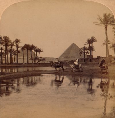 Quéops do fértil vale do Nilo, Egito, 1896 de Unbekannt