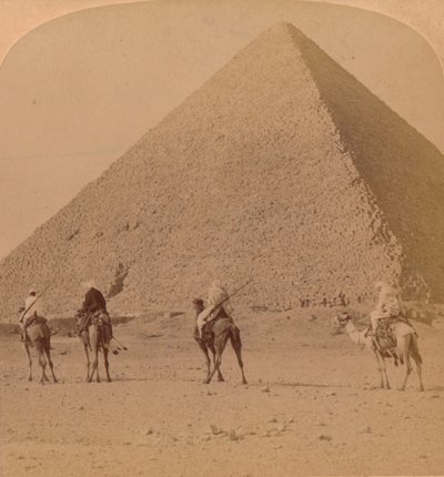 Quéops, a maior das pirâmides, Egito, 1896 de Unbekannt